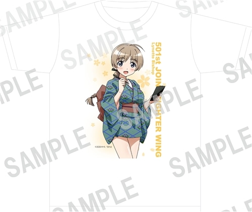 第501統合戦闘航空団 ストライクウィッチーズ ROAD to BERLIN Tシャツ リネット・ビショップ 着物姿扶桑撫子仕様 Mサイズ