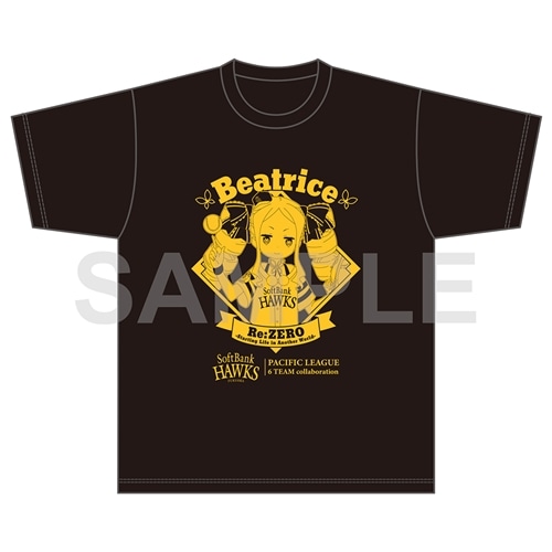 Re:ゼロから始める異世界生活 パ・リーグ6球団コラボ Tシャツ