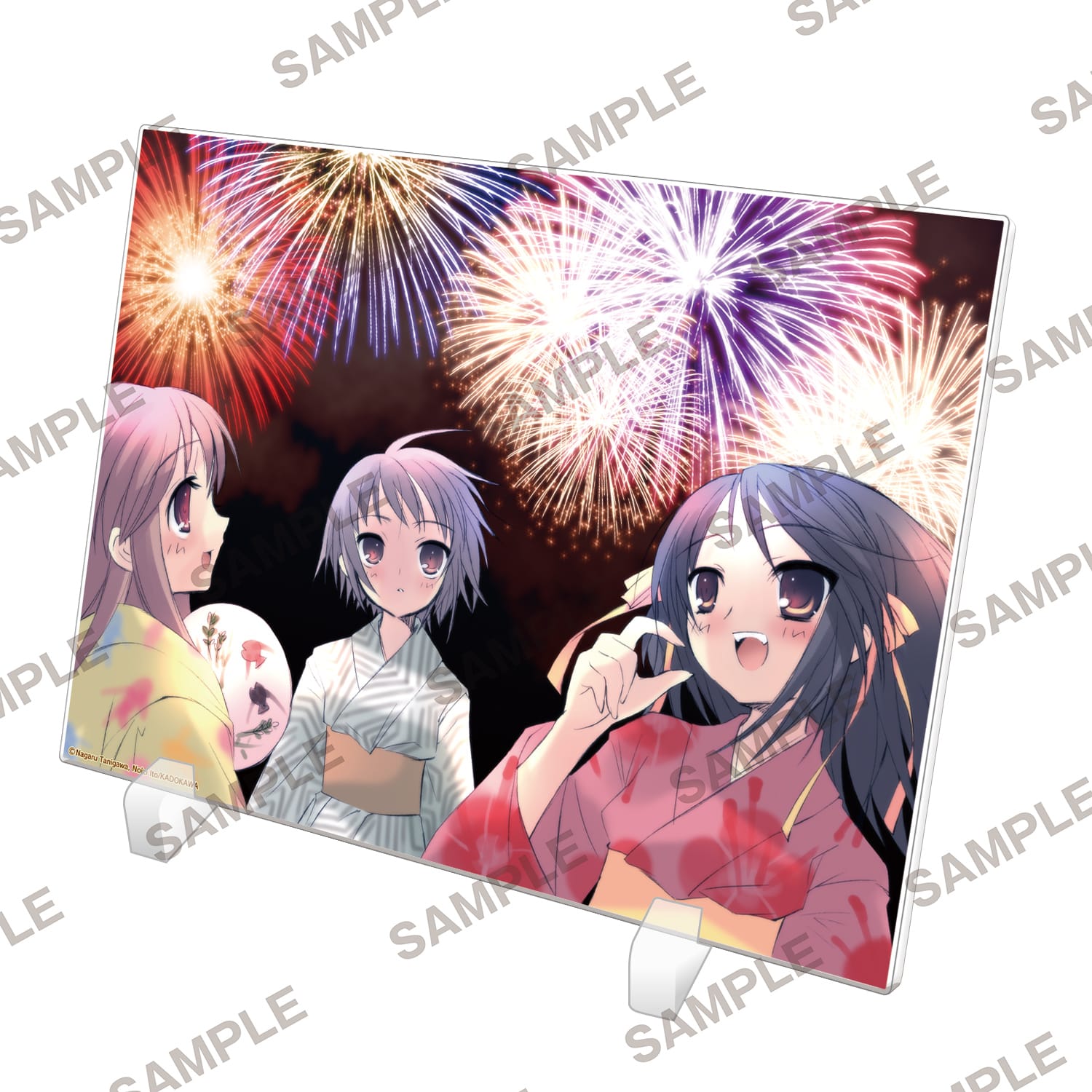 涼宮ハルヒ』シリーズ サマーアクリルパネル 花火ver.: その他グッズ