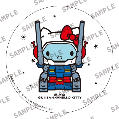 GUNDAM★HELLO KITTY　ガンタンク★ハローキティ　缶バッジ