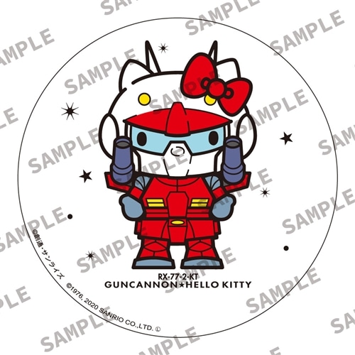 GUNDAM★HELLO KITTY　ガンキャノン★ハローキティ　缶バッジ