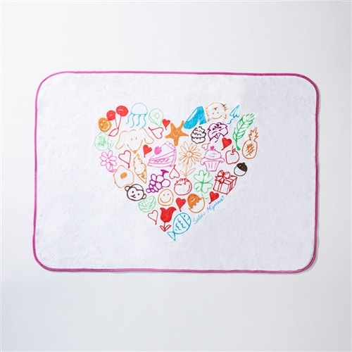 宮原知子　もふもふブランケット ハート