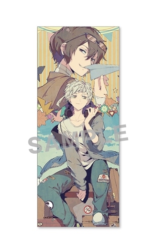 「文豪ストレイドッグス」春河３５イラストフェイスタオル ＜紙飛行機＞