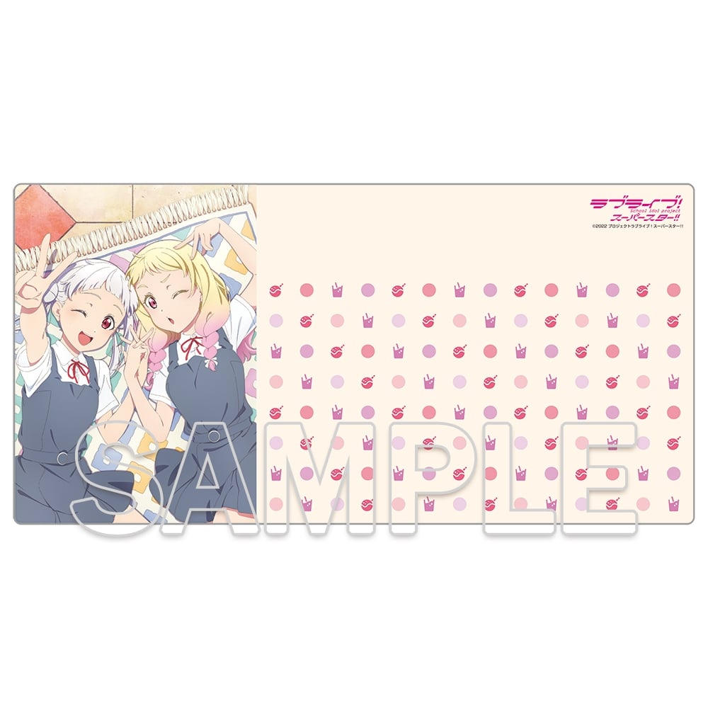 ラブライブ！スーパースター!!』デスクマット 嵐 千砂都＆鬼塚夏美