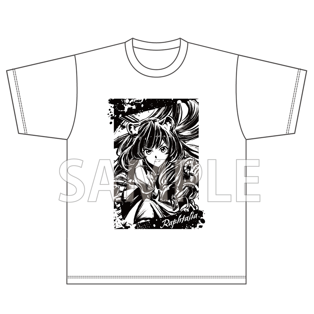 盾の勇者の成り上がり Season 3 水墨画アート Tシャツ ラフタリア