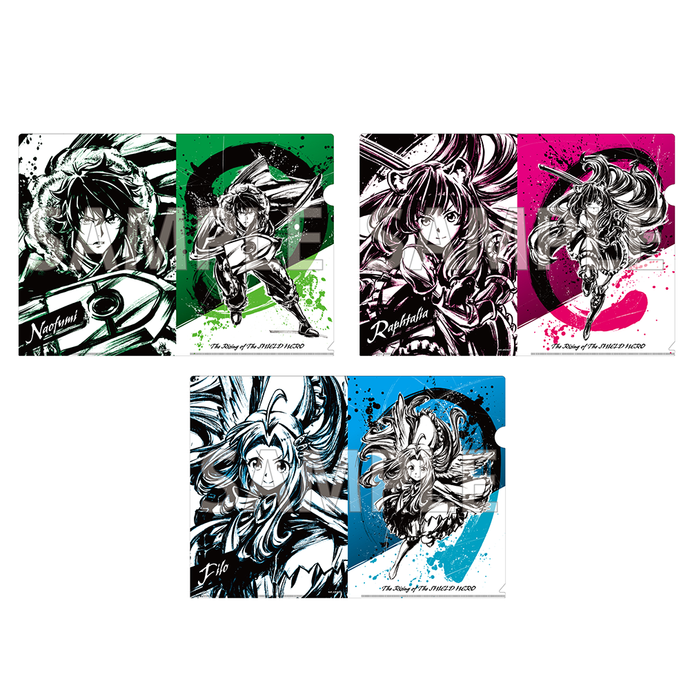 盾の勇者の成り上がり Season 3 水墨画アート クリアファイルセット