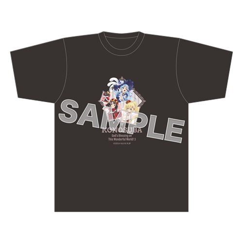 「この素晴らしい世界に祝福を！3」Tシャツ ロイヤル ver.