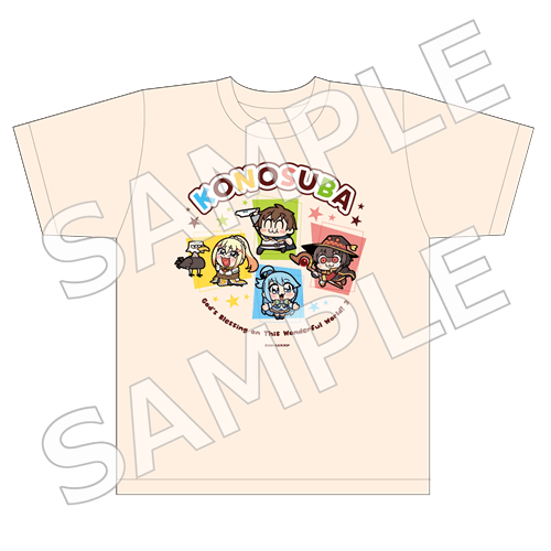 「この素晴らしい世界に祝福を！3」大川ぶくぶコラボ Tシャツ