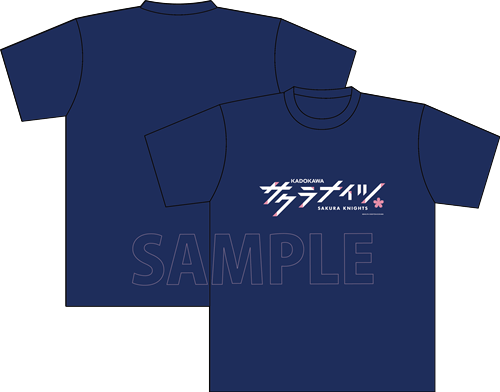 KADOKAWAサクラナイツ オフィシャルチームロゴTシャツ ネイビー/S