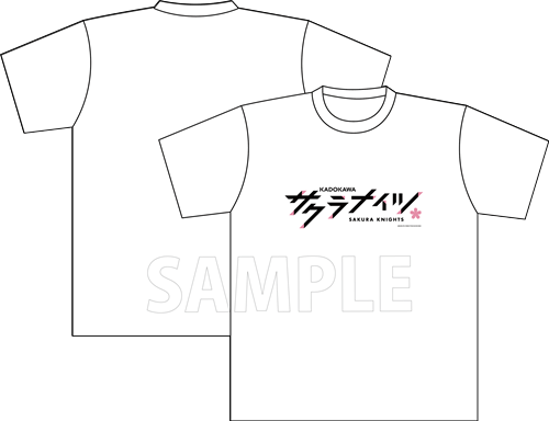KADOKAWAサクラナイツ オフィシャルチームロゴTシャツ ホワイト/Sサイズ ホワイト S