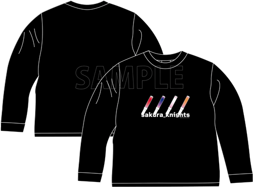 サクラブレード ロングTシャツ ブラック/Lサイズ ブラック L