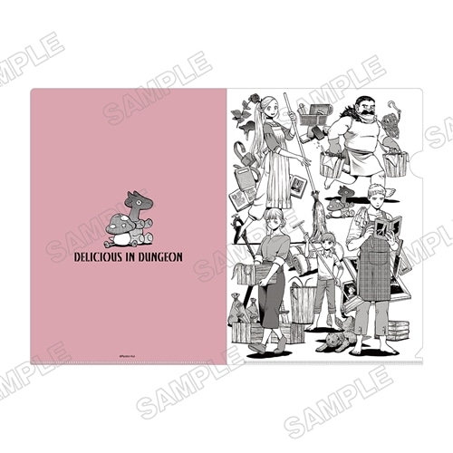 九井諒子展 クリアファイル：ダンジョン飯 B 掃除屋: グッズ・文具