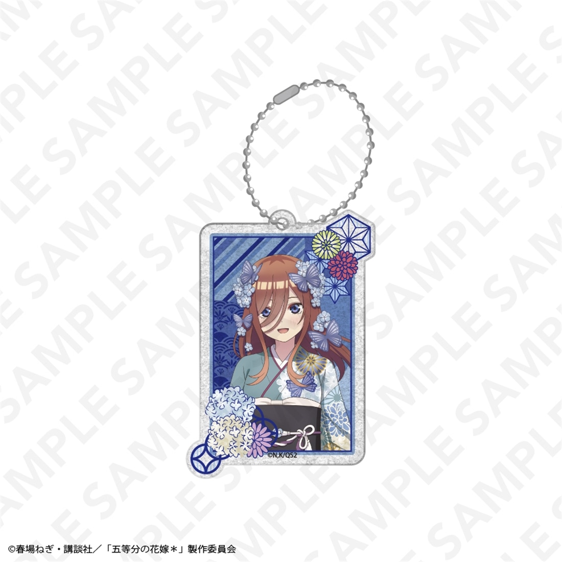 五等分の花嫁＊」グリッターアクリルチャーム 中野三玖: グッズ・文具