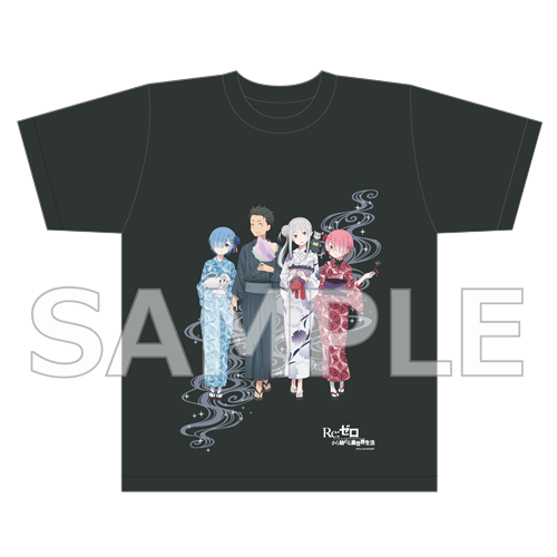 「Re:ゼロから始める異世界生活」Tシャツ 七夕まつりver.