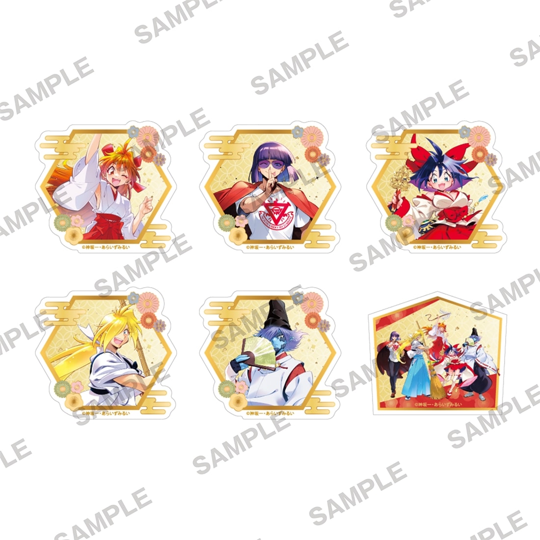 原作35周年記念】『スレイヤーズ』ステッカーセット 巫女シリーズver