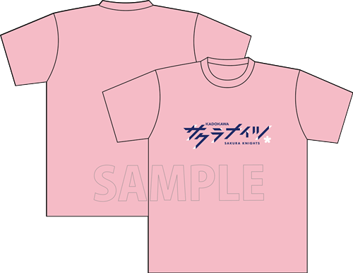 KADOKAWAサクラナイツ オフィシャルチームロゴTシャツ ピンク/XXXLサイズ ピンク XXXL