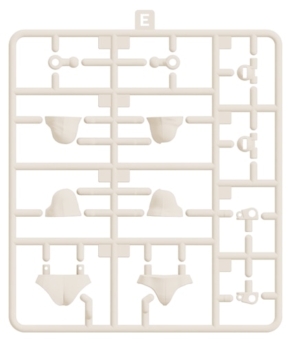 KADOKAWA PLASTIC MODEL SERIES 「とある科学の超電磁砲T」 御坂美琴 / 御坂美琴 DX ver. Eパーツ