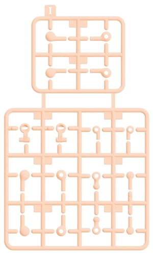 KADOKAWA PLASTIC MODEL SERIES 「とある科学の超電磁砲T」 御坂美琴 / 御坂美琴 DX ver. Iパーツ