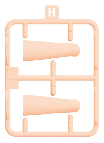 KADOKAWA PLASTIC MODEL SERIES 「とある科学の超電磁砲T」 御坂美琴 / 御坂美琴 DX ver. Hパーツ