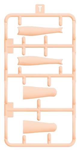 KADOKAWA PLASTIC MODEL SERIES 「とある科学の超電磁砲T」 御坂美琴 / 御坂美琴 DX ver. Tパーツ