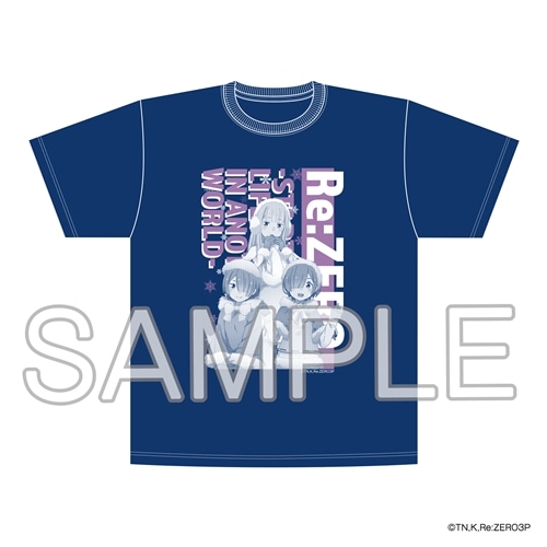 二次受注】「Re:ゼロから始める異世界生活」Tシャツ Winter ver. XXL
