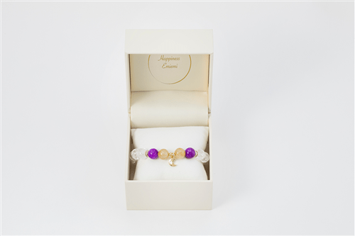 エミえみちゃん 星の導きブレスレット 月（Mサイズ）: ファッション