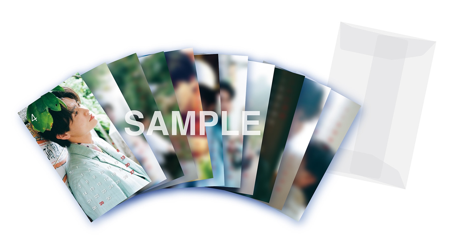 「Sho Nishigaki Calendar 2025」グッズ　ミニカレンダーセット（12枚入り）