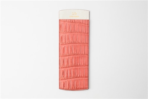 コルドベス帽 56cm スペイン製 ＋ ピンククロコ ケース付き 藤本さきこ クロコダイル二本挿しペンケース【オールドピンク