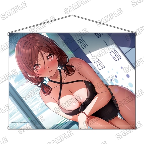 『クラスの大嫌いな女子と結婚することになった。』才人と朱音の新生活記念B2タペストリー　水着