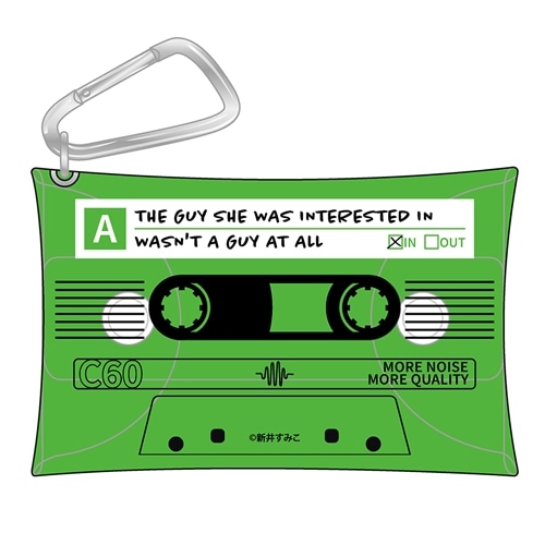 気になってる人が男じゃなかった カラビナ付きクリアポーチ: グッズ