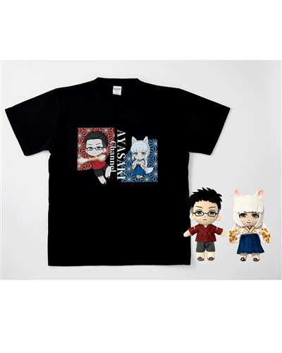 彩咲ちゃんねる ぬいぐるみ 彩咲セット＆Tシャツ XLサイズ: その他
