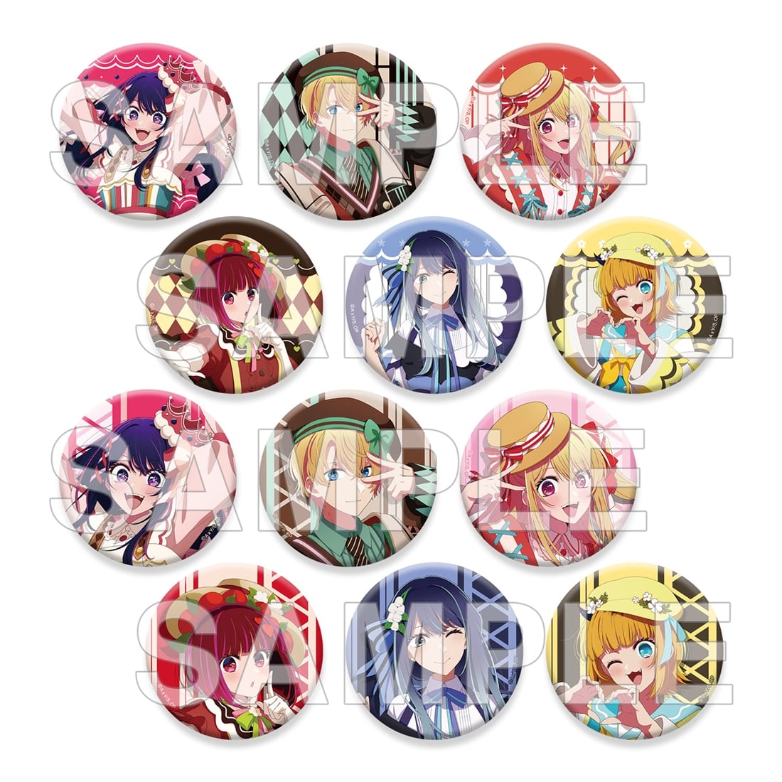 推しの子 缶バッジ アクリルスタンド 紙類 まとめ売り GOODS -アニメ『【推しの子】』公式サイト-