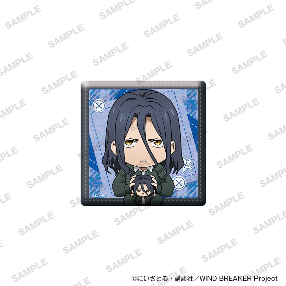 WIND BREAKER ホログラム缶バッジ 杉下京太郎 TVアニメ「WIND BREAKER」ホログラムスクエア缶バッジ ぬいぐるみと