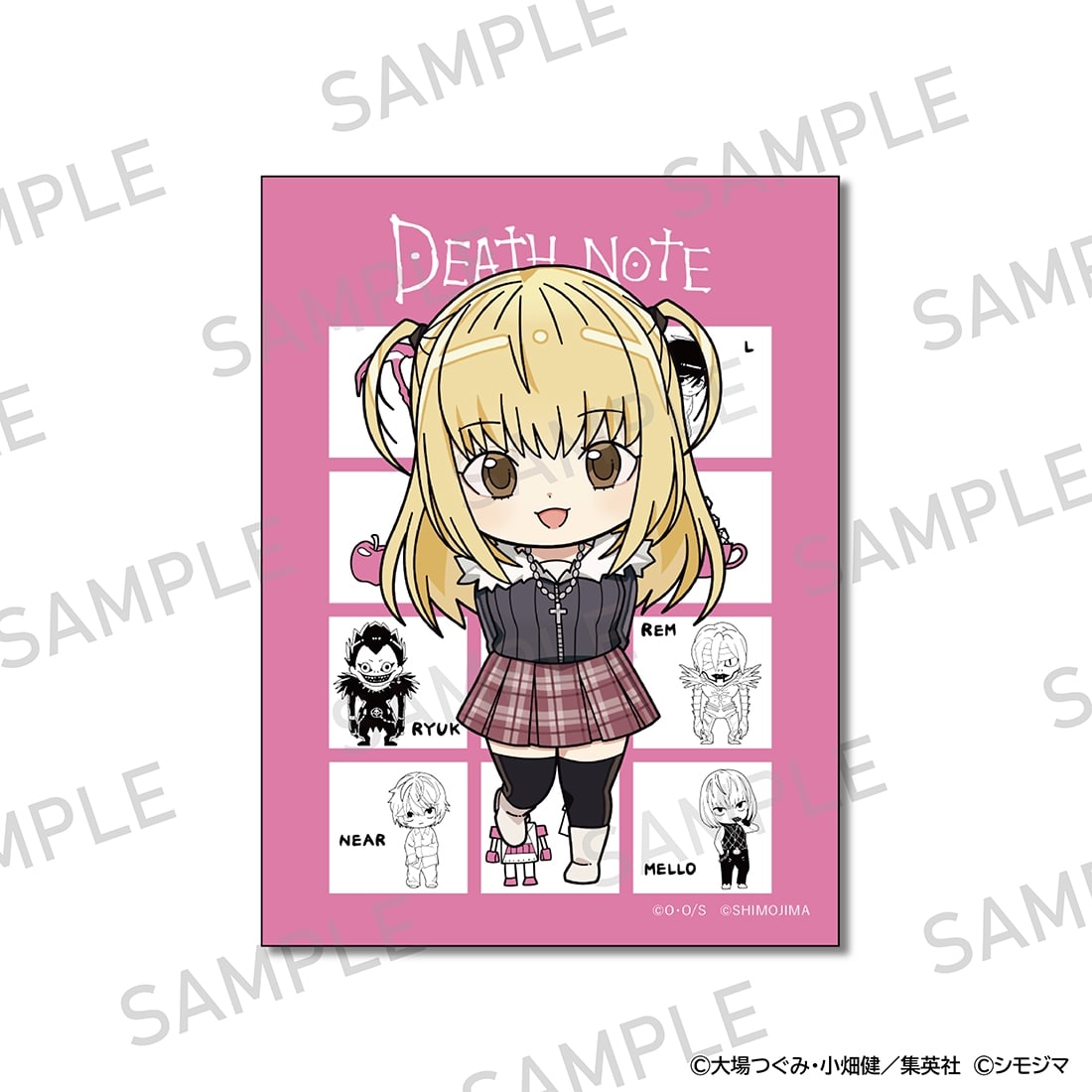 DEATH NOTE ステッカー シモジマコラボver. 弥海砂: グッズ・文具