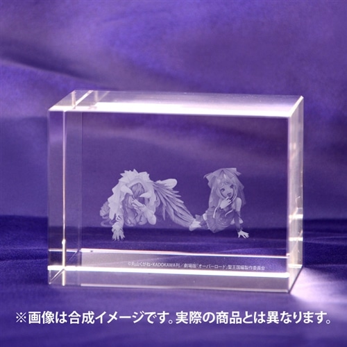 KDcolle５周年記念 『オーバーロード』 アルベド ブライドVer.&シャルティア ブライドver. 3Dクリスタル