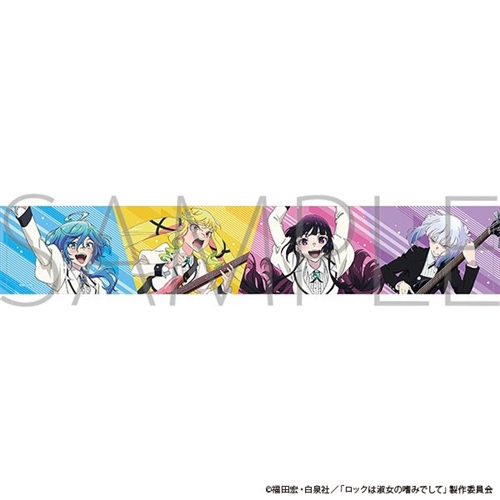 ロックは淑女の嗜みでして マフラータオル B.描き下ろしイラストver