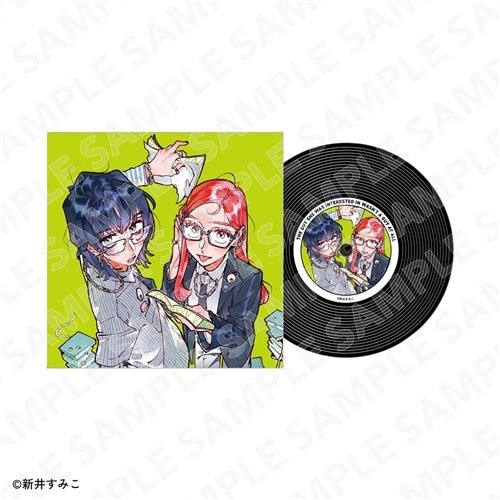 気になってる人が男じゃなかった レコード風コースター A: グッズ