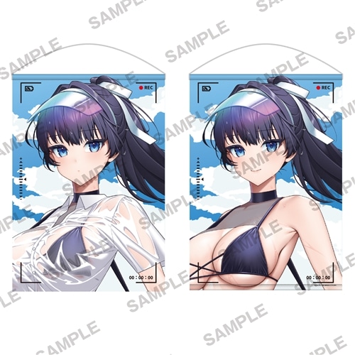 『男嫌いな美人姉妹を名前も告げずに助けたら一体どうなる？』めくれるB2タペストリー 新条亜利沙