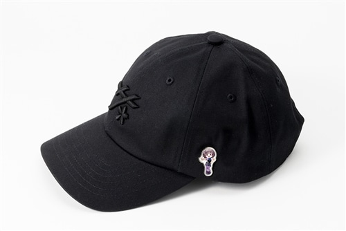 サクラナイツ 刺繍ロゴキャップ＋ピンバッジ 岡田紗佳 【イラスト