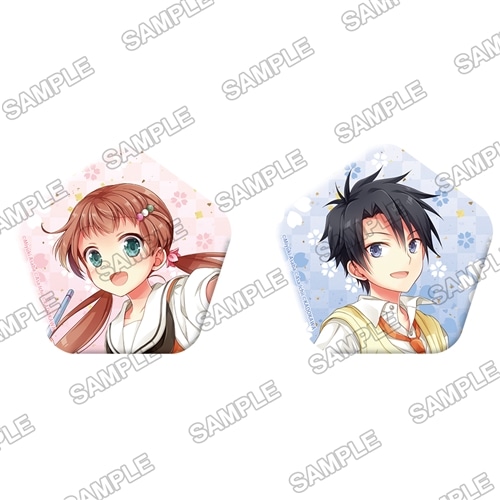 いみちぇん！』シリーズ 2個入り缶バッジ 直毘モモ＆矢神匠: グッズ
