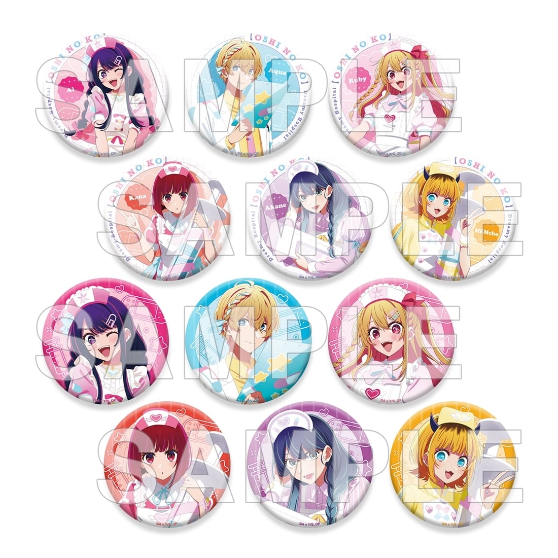 推しの子】トレーディング缶バッジ Dreamy Hospital ver. BOX: グッズ