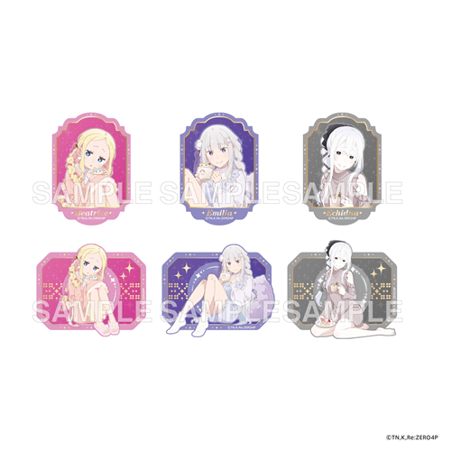 Re:ゼロから始める異世界生活｣トレーディングきらきらアクリルバッジ