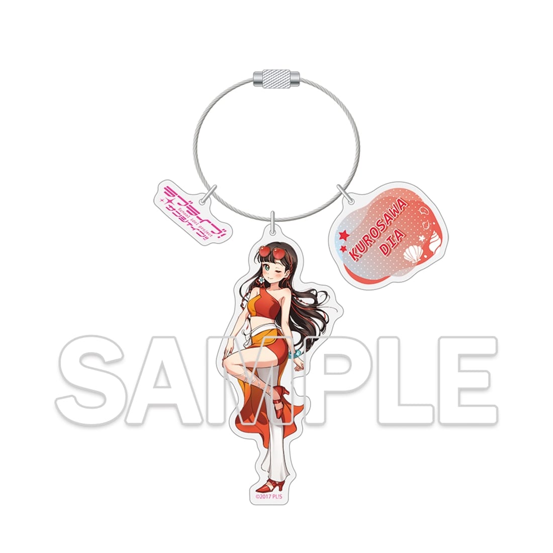ラブライブ！シリーズ ワイヤーアクリルキーホルダー 黒澤ダイヤ
