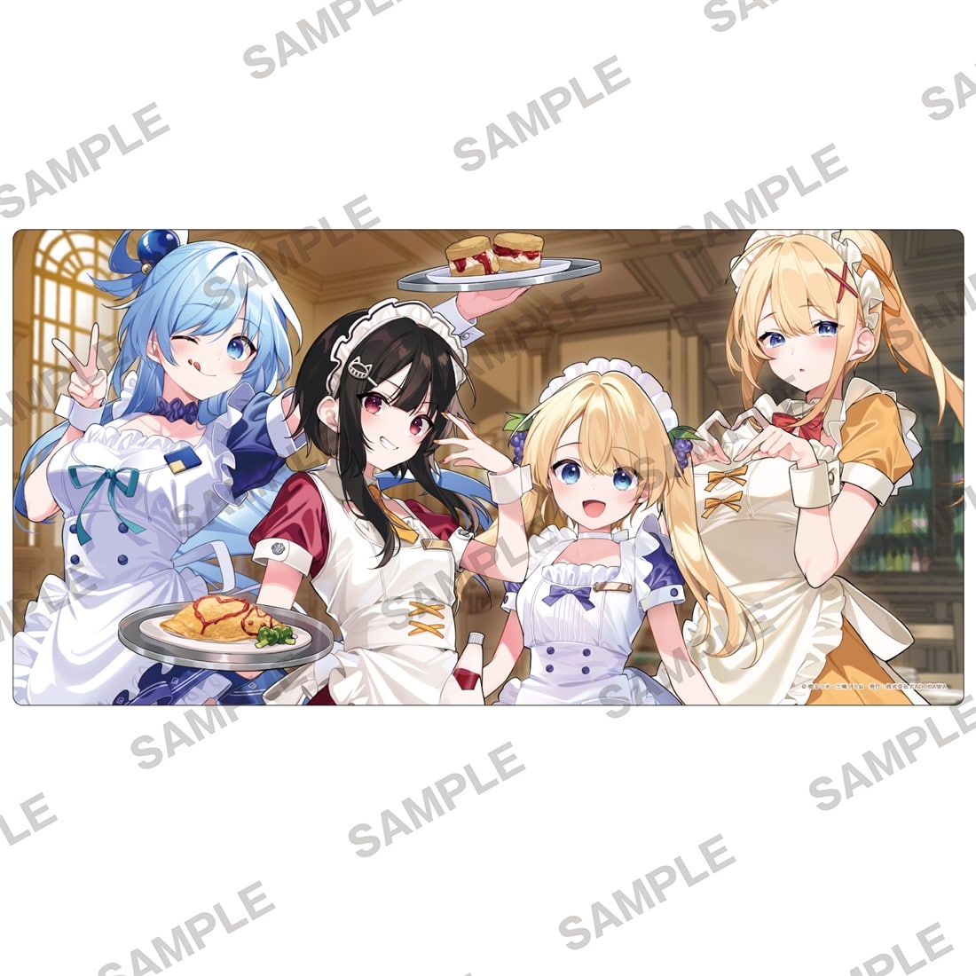 この素晴らしい世界に祝福を！』描き下ろしデスクマット メイドVer