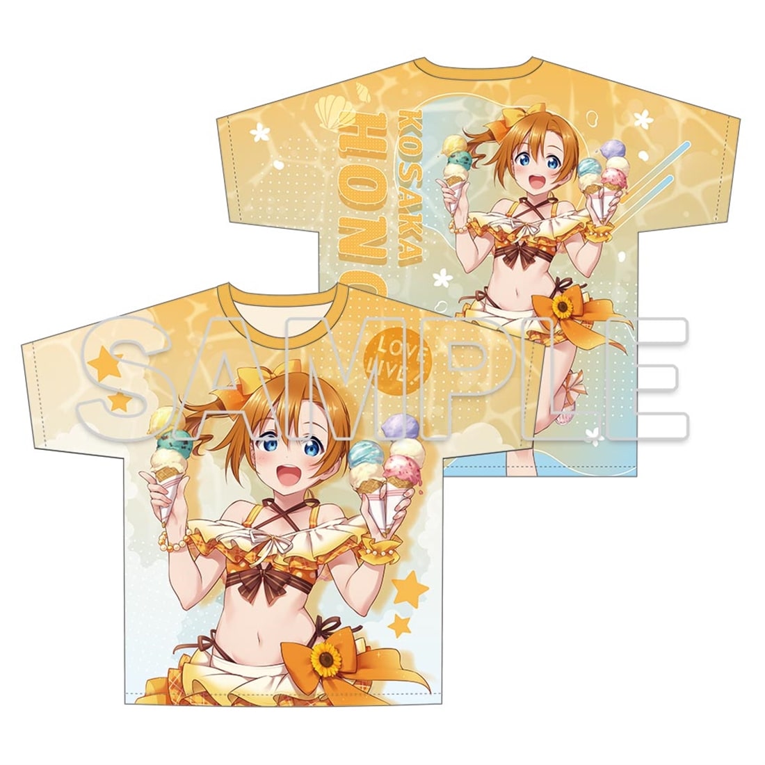 会場先行】『ラブライブ！』フルグラフィックTシャツ Ver.水着 高坂穂