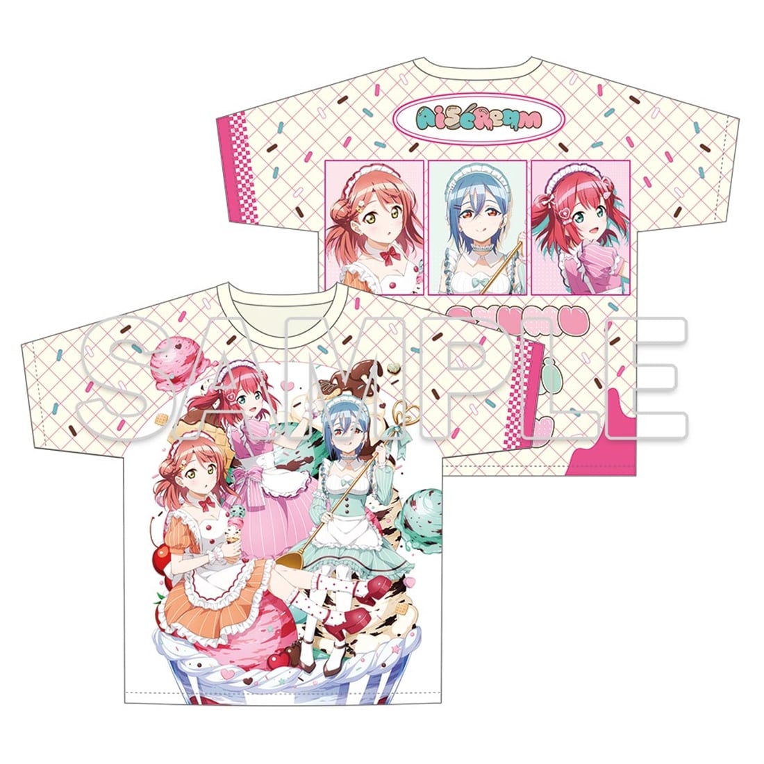 ラブライブ！シリーズ AiScReam フルグラフィックTシャツ: グッズ