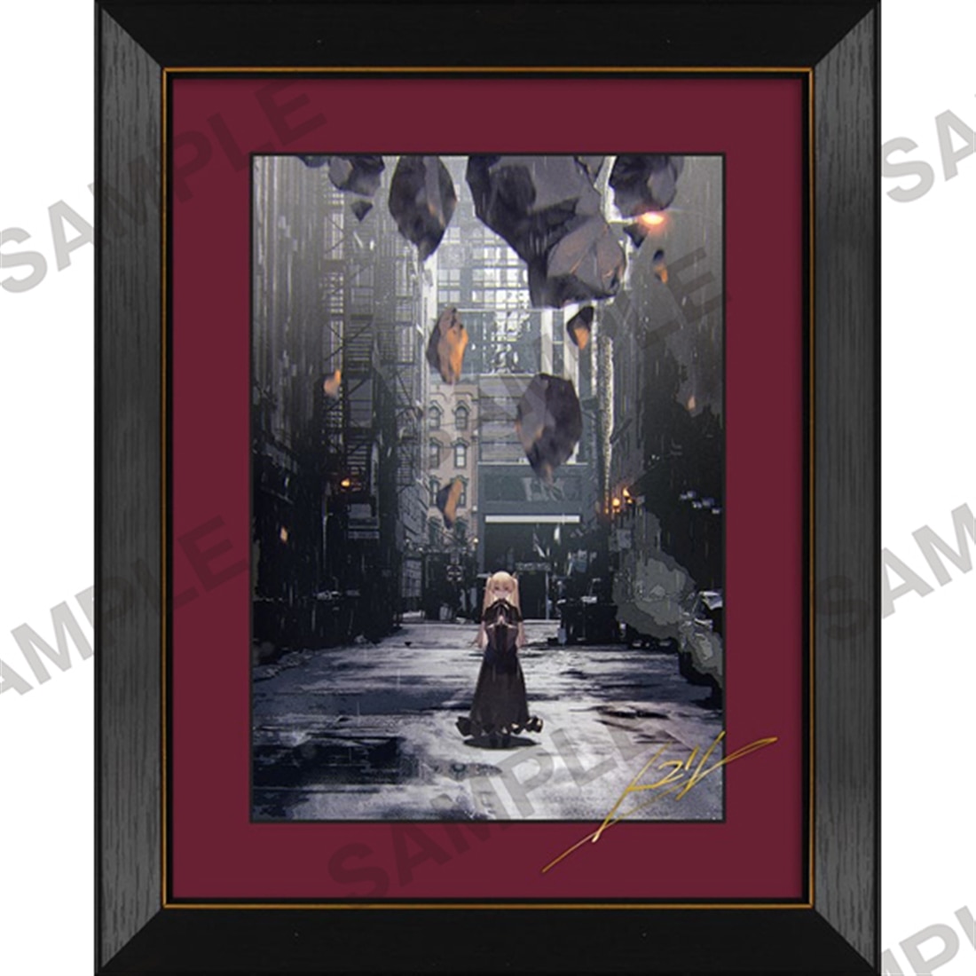 スパイ教室』5周年記念複製サイン入りキャラファイングラフ エルナ