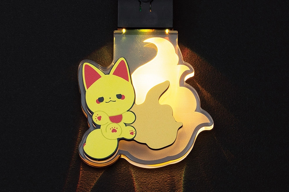 かみさまキツネとサラリーマン』LED狐火キーホルダーシリーズ キン