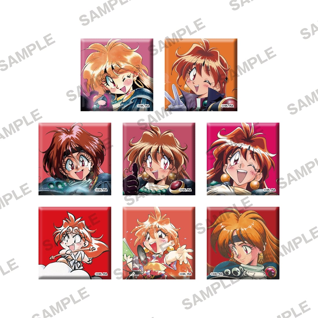 スレイヤーズ　リナ　アクスタ　缶バッジ　30周年　大感謝祭　カフェ　ファンリビ スレイヤーズ リナ アクスタ 缶バッジ 30周年 大感謝祭 カフェ