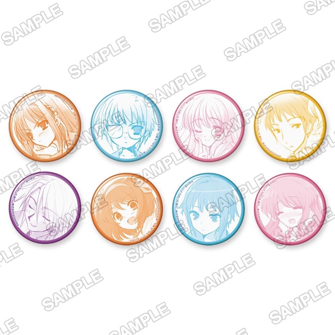 涼宮ハルヒ』シリーズ 挿絵トレーディング缶バッジ: グッズ・文具